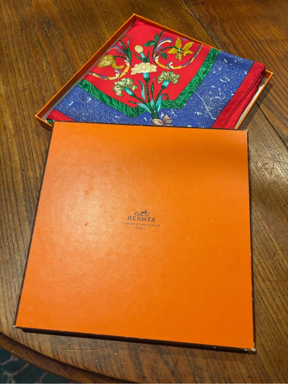Vintage Hermes “Pierre’s d’Orient et d’Occident” scarf